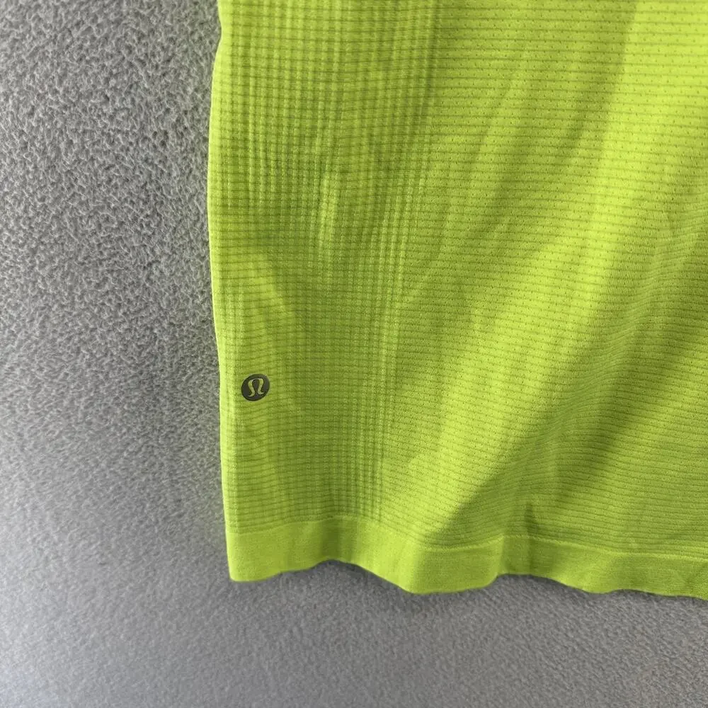 Lululemon Metal Vent Tech Shirt Men's XL Yellow Neon Highlighter Workout 2.0 NEW - Picture 11 of 13